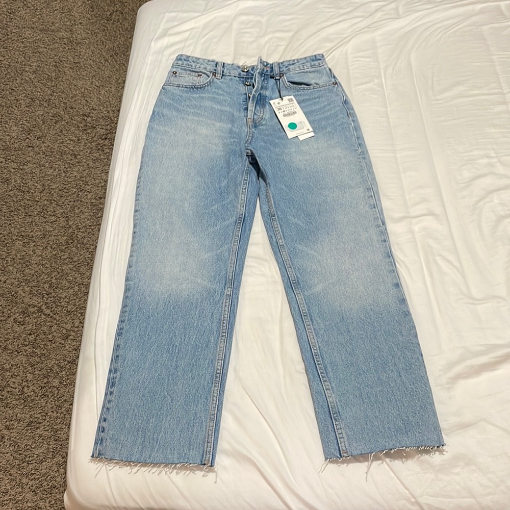 Zara straight jeans